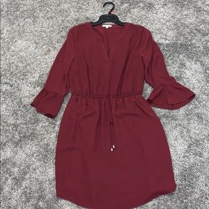 Burgundy Dress